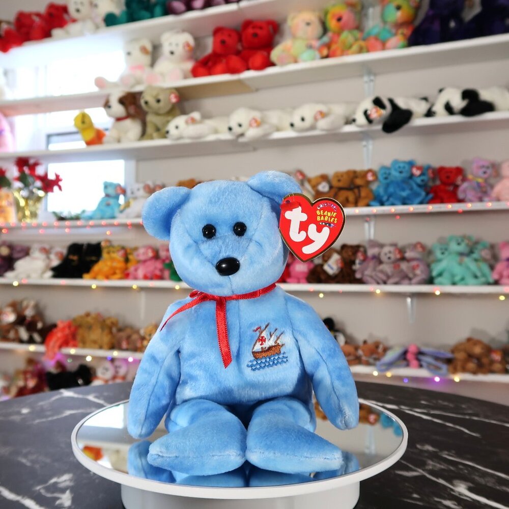 TY Beanie Baby - Nina the Bear (Internet Exclusive) | MWMT Mint Tags | Retired - Picture 3 of 16